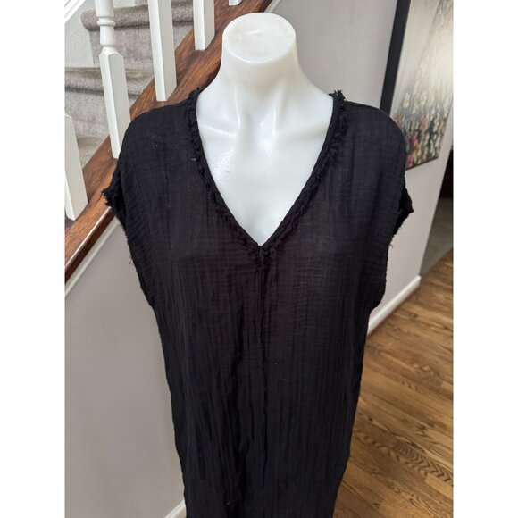 Michael Stars Black Gauze Cotton Dress Size XS - Picture 2 of 4